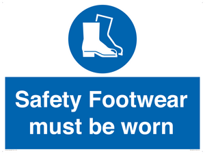 Safety Footwear must be worn